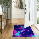 Starry Nebula Abstract Area Rug