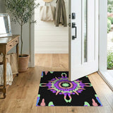 Geometric Modern Vibrant Starburst Geometric Area Rug
