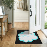 Fluffy Cartoon Cloud Kids Area Rug
