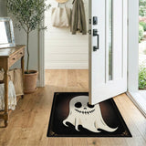 Smiling Cartoon Ghost Area Rug
