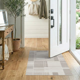 Modern Grey Geometric No. 5 Area Rug