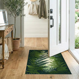 Green Lush Fern Glade Area Rug