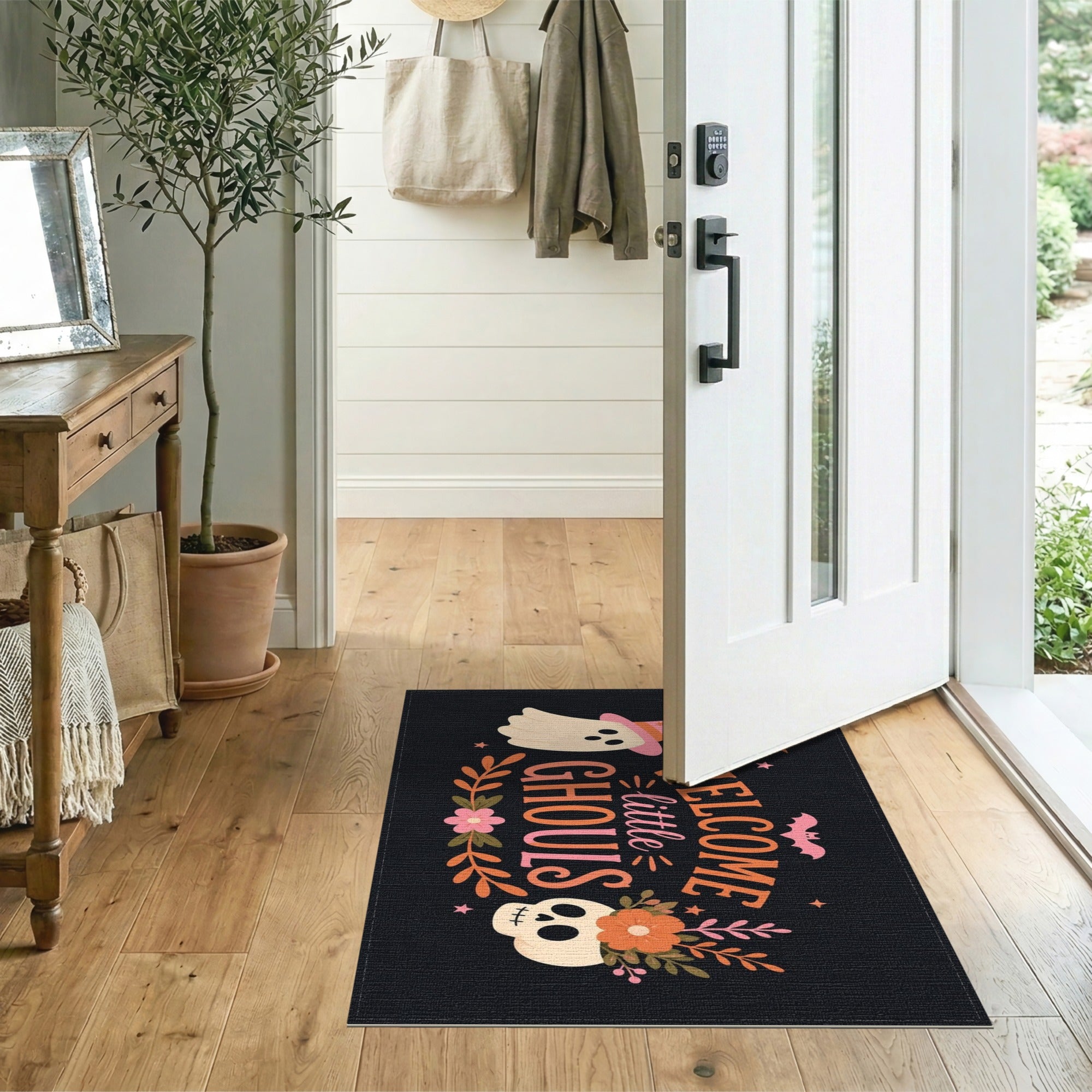 Welcome Little Ghouls Kids Area Rug