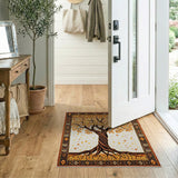 Traditional Persian Golden Tree of Life Persian Area Rug