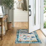 Whimsical Ocean ABC Sea Creatures Kids Rug