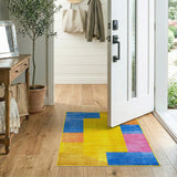 Geometric Modern Bold Multi-Color Geometric Area Rug