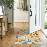 Vibrant Geometric Multi-Color No. 29 Area Rug