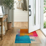 Vibrant Multi-Color Geometric No. 3 Area Rug