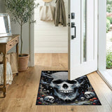 Mystical Cracked Skull Grove Area Rug