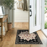 Traditional Persian Ornate Pink Medallion Persian Area Rug