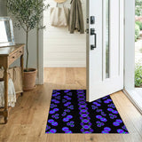 Purple Geometric Orb Area Rug