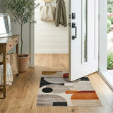 Multi-color and Patterns Modern Geometric Multi-Color Abstract Area Rug