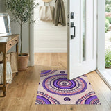 Purple Mandala Boho Chic Area Rug