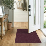 Purple Leopard Print Area Rug