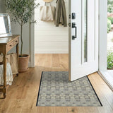 Modern Grey Scale Texture Area Rug