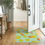 Vibrant Citrus Fruit Slice Pattern Rug
