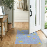 Dreamy Stars Swirls Area Rug