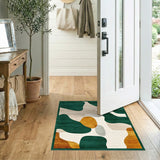 Abstract Area Green Organic Green Abstract Area Rug