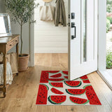Fruit Pattern Watermelon Slices Fruit Pattern Area Rug