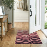 Tribal Serpent Wave Area Rug