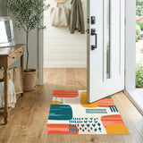 Bold Abstract Multi-Color Area Rug