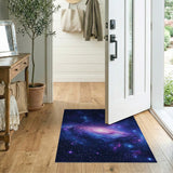 Multi-color and Patterns Cosmic Spiral Galaxy Area Rug