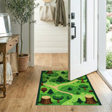 Whimsical Forest Path Area Rug