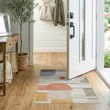 Modern Geometric Multi-Color Abstract Area Rug