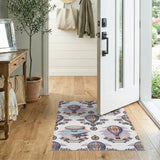 Vintage Aviation Hot Air Balloon Area Rug