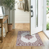 Ornate Medallion Ornate Red Persian Medallion Area Rug