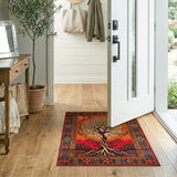 Multi-color and Patterns Tree of Life Persian Area Rug