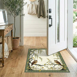 Owl Willow Floral Area Rug