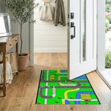 Pixelated City Roads Play Rug