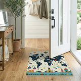 Whimsical World Map Adventure Kids Rug