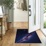 Multi-color and Patterns Cosmic Nebula Fractal Area Rug