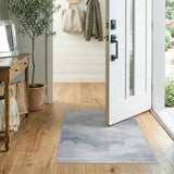 Dreamy Cloud Layers Grey Area Rug