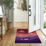 Surreal Floating Pine Islands Gradient Area Rug