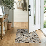 River Pebble Neutral Area Rug