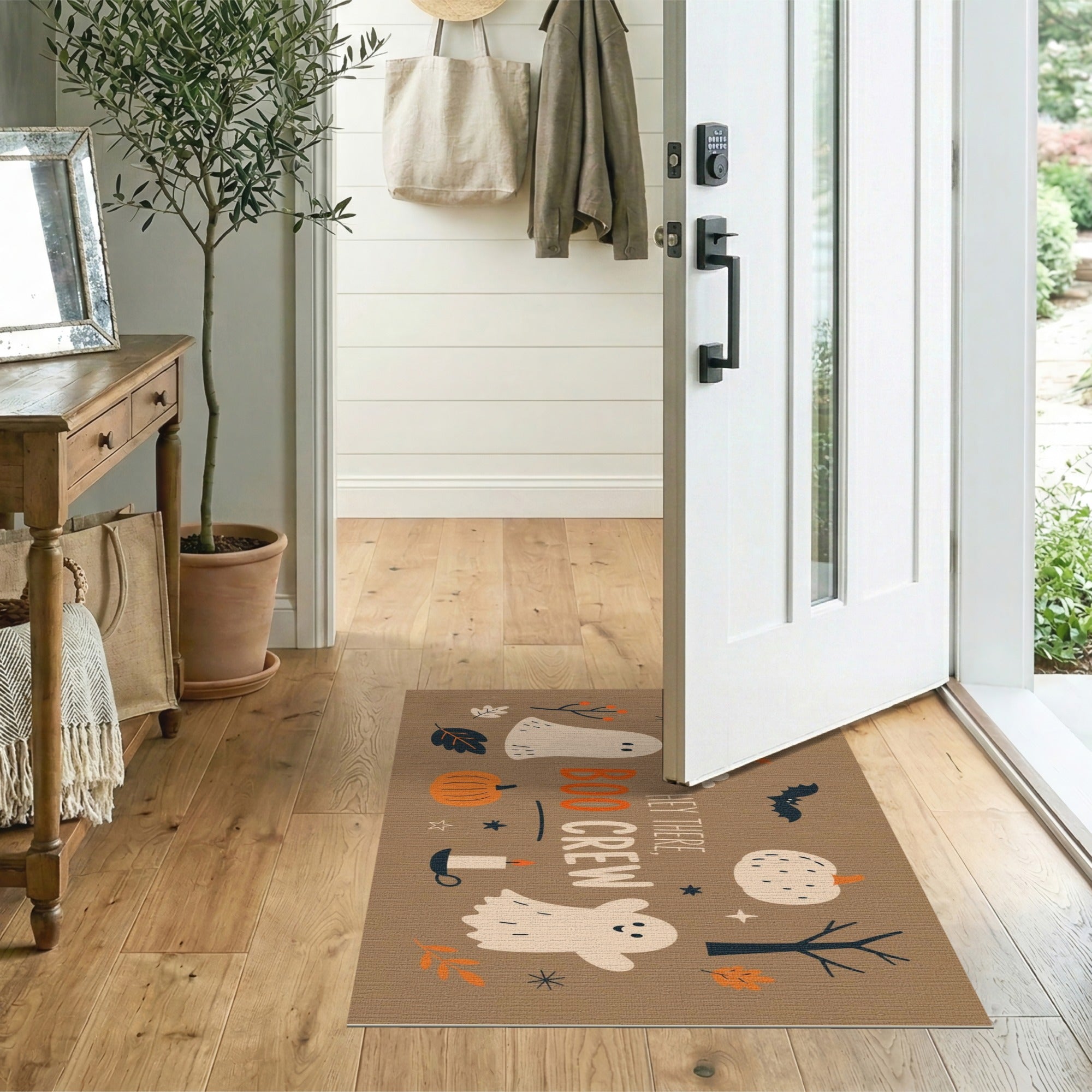 Boo Crew Halloween Kids Area Rug