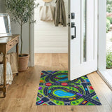 Colorful City Roads Kids Play Rug