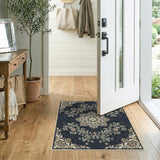 Multi-color and Patterns Ornate Gold Floral Medallion Area Rug