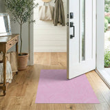 Pink Fluid Wave Abstract Area Rug