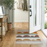 Multi-Color Arched Horizon Woven Rug