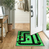 Kids Cartoon Race Track Play Rug