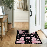 Whimsical Pink Fairy Kids Area Rug