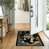 Majestic Golden Tiger Night Prowl Area Rug