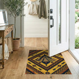 Tribal Pyramid Geometric Area Rug