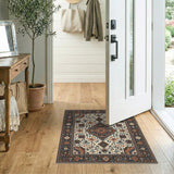 Intricate Traditional Persian Beige Area Rug