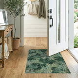 Lush Green Foliage Area Rug