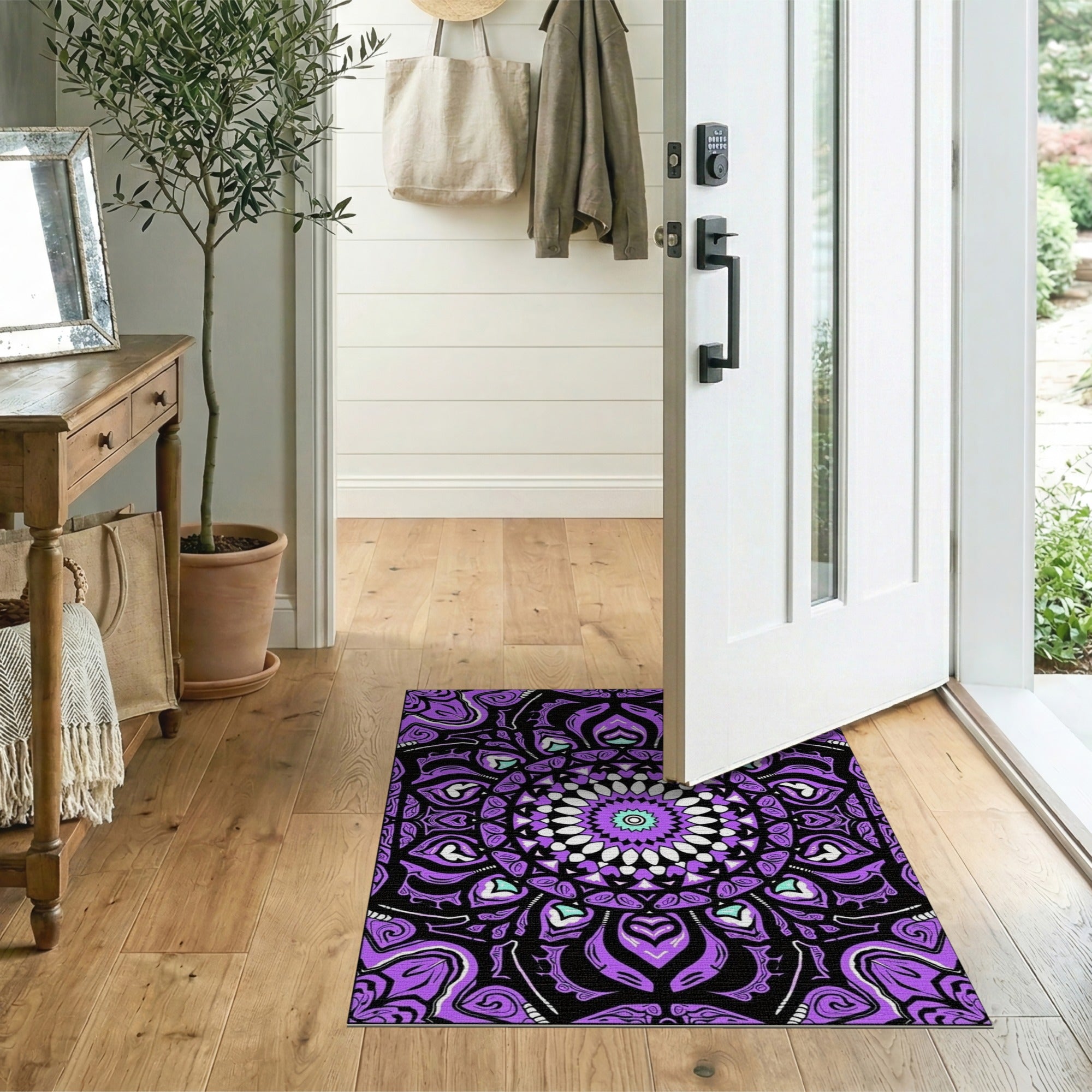 Heritage Tribal Purple Mandala Heritage Tribal Area Rug